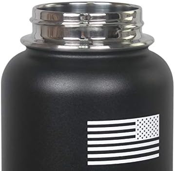 Tactical Pro Supply 32 oz. Patriotic Water Bottles | Decorated in the USA | Made with Premium Stainless Steel Material | Double Wall Vacuum Water Bottle Insulated