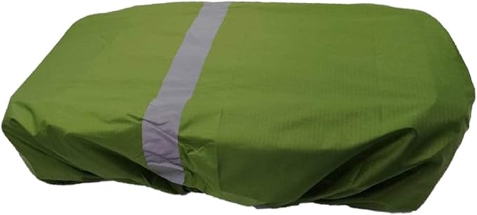 Silfrae Waterproof Rucksack Cover Backpack Rain Cover 30L-100L for Travel Climbing Hiking (Army Green-Reflective, 80L-90L)