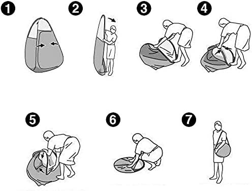 Pop-up Shower Tent & 20L Solar Shower Bag Combo - Waterproof Camping Privacy Shelter with Portable Heated Water Reservoir for Outdoor Bathing, Beach, Hiking (Green, 120x120x190cm)