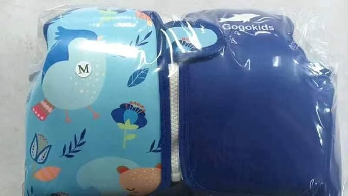Gogokids Toddler Swim Vest, Kids Floaties for 20-50 lbs Girls & Boys, Buoyancy Jacket Swimming Aid with Water Wings for 2-6 Years, Pool/Beach
