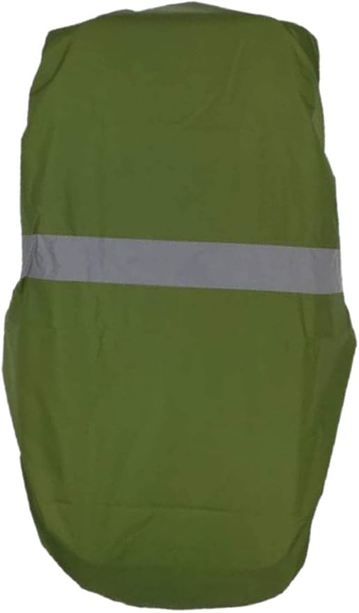 Silfrae Waterproof Rucksack Cover Backpack Rain Cover 30L-100L for Travel Climbing Hiking (Army Green-Reflective, 80L-90L)