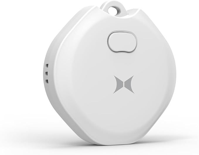 Xtreme Rechargeable Air Tracker, Key Finder Tag Compatible with Apple Find My App for iOS iPhones, GPS Live Location Tracker, USB-C Charging, 100dB Alert, Keychain Attachment, Air Locator Tracer
