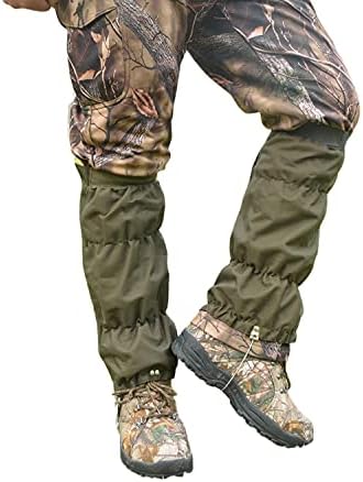 Adjustable Snake Gaiters Men Women Snake Boot Gators Bite Protection Guards Chaps Waterproof Leg Gaiter Hiking Hunting