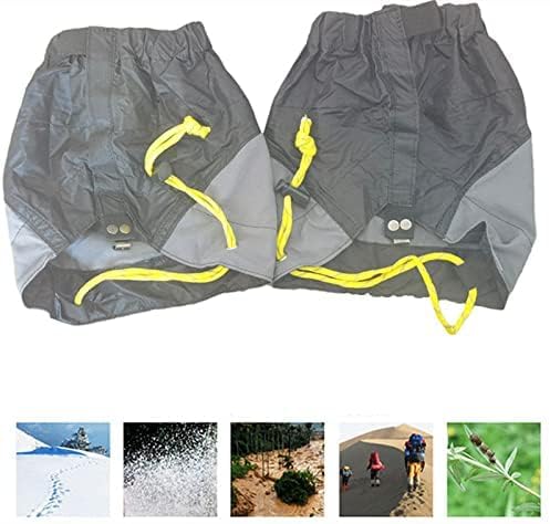 Adjustable Snake Gaiters Men Women Snake Boot Gators Bite Protection Guards Chaps Waterproof Leg Gaiter Hiking Hunting