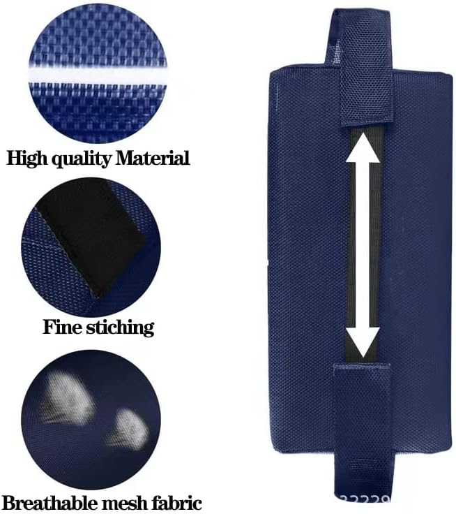 Ostlttyn Pillow - Soft Removable Padded Cushion Headrest with Elastic Band, Universal for Zero Gravity Chair, Lounger, Patio Recliner, Blue