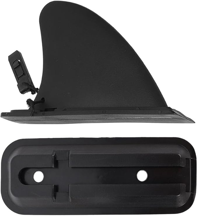 1 Pairs Surfing Fins, Inflatable Paddle Board Fins, 4-inch Center Fin with Base,Detachable Fin Dock Tail Fin for Long Board Paddle Board Surfboard Surfing Kayak Fin