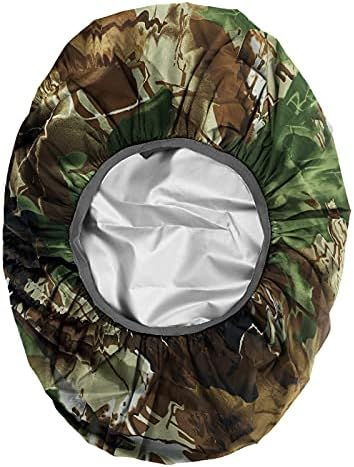 Silfrae Waterproof Rucksack Cover Backpack Rain Cover 30L-100L for Travel Climbing Hiking (Leaf Camo, 60L-70L)