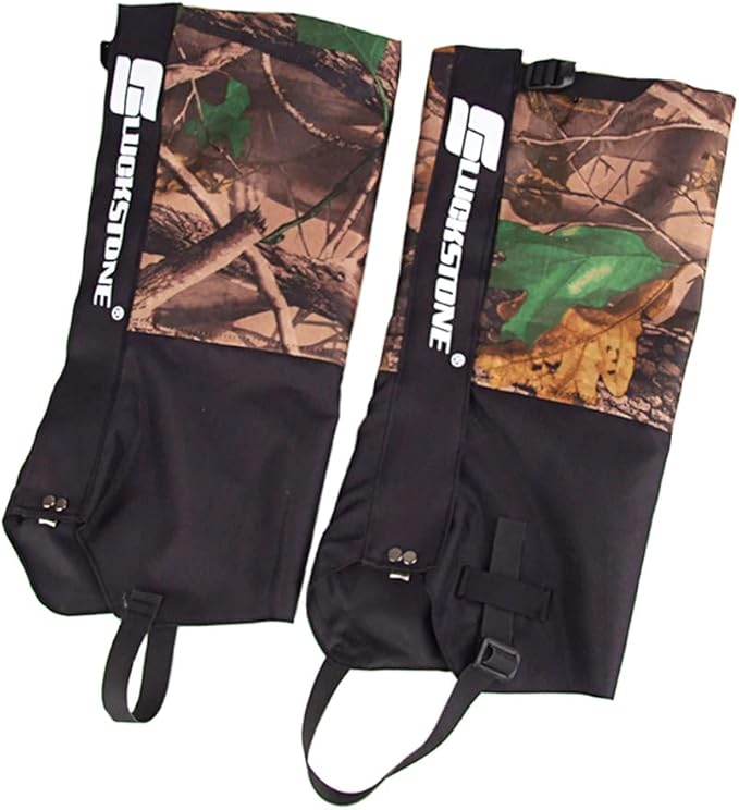 Camouflage Hiking Gaiters,Snake Gaiters For Men, Boot Gators Waterproof Shoe Leg Covers for Walking Climbing Hunting Trip