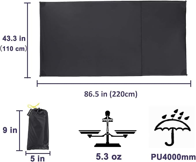 LANSHAN Ultralight Tent 3-Season Backpacking Tent for 1-Person or 2-Person Camping, Trekking, Kayaking, Climbing, Hiking