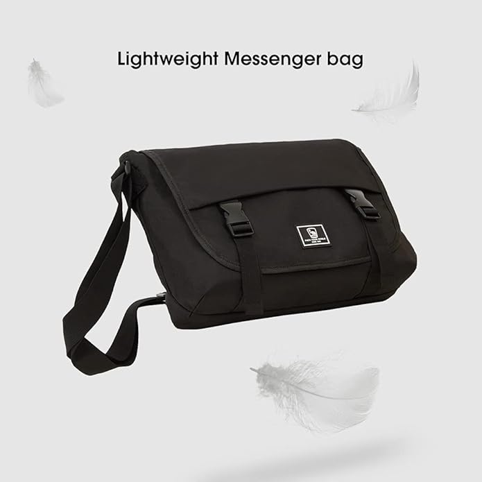 OIWAS Classic Messenger Bag for Men – 14 Inch Satchel Bags for Boys Laptop Shoulder Bag Leisure Crossbody Men Women Bookbag Office Briefcase
