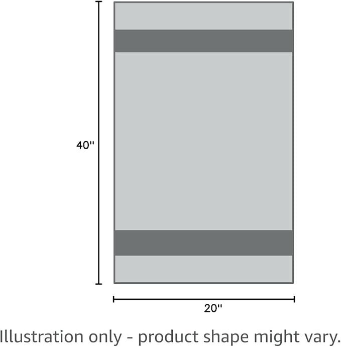 BOGI Microfiber Travel Sports Towel-Quick Dry Towel, Soft Lightweight Microfiber Camping Towel Absorbent Compact Travel Towel for Camping Gym Beach Bath Yoga Swimming Backpacking (M:40''x20''-Grey)