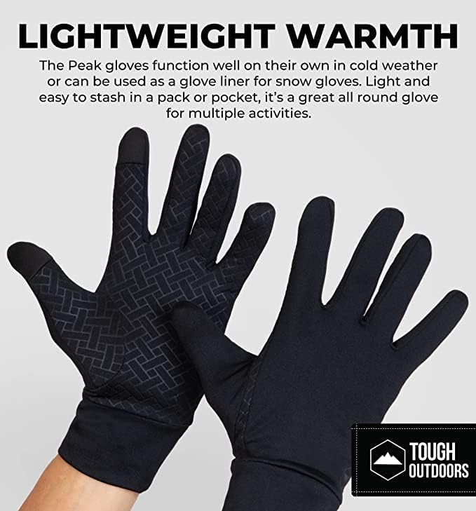 Winter Gloves for Men Cold Weather – Thin Glove – Winter Gloves w/ Touchscreen Finger – Thin Warm Glove for Women
