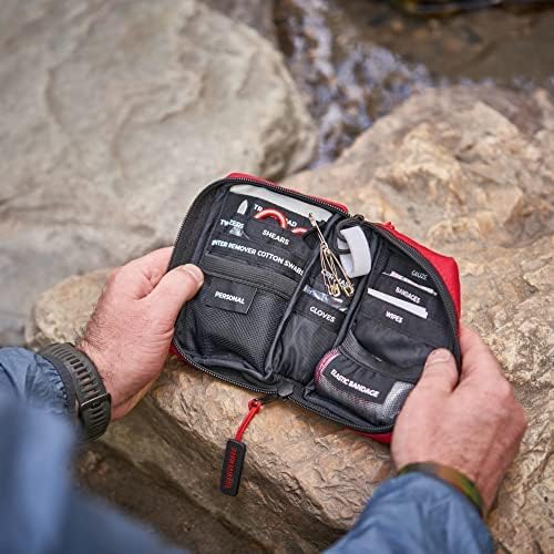 Surviveware 51 Pcs Comprehensive Premium Survival First Aid Kit - Medical Emergency Kit for Travel Camping Gear, Home Essentials & Outdoor Emergencies - HSA & FSA Eligible Survival Kit