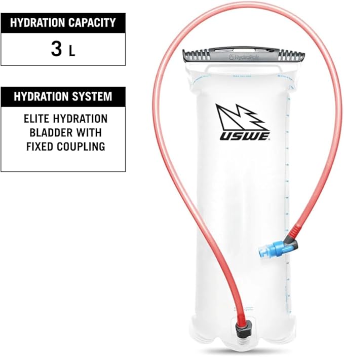 USWE Outlander Hydration Pack with Water Bladder, Hydration Backpack - Backpack for Cycling, MTB, Trail Running & More