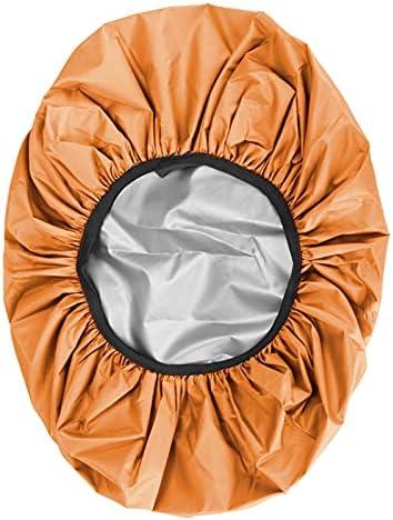 Silfrae Waterproof Rucksack Cover Backpack Rain Cover 30L-100L for Travel Climbing Hiking (Orange, 40L-50L)