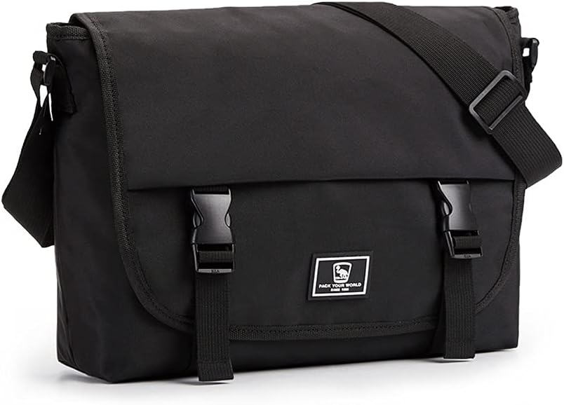 OIWAS Classic Messenger Bag for Men – 14 Inch Satchel Bags for Boys Laptop Shoulder Bag Leisure Crossbody Men Women Bookbag Office Briefcase
