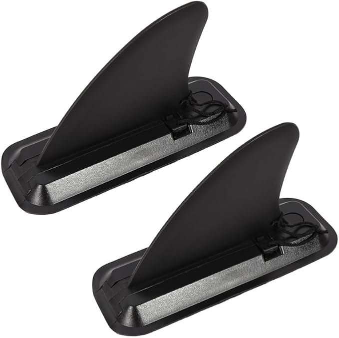 1 Pairs Surfing Fins, Inflatable Paddle Board Fins, 4-inch Center Fin with Base,Detachable Fin Dock Tail Fin for Long Board Paddle Board Surfboard Surfing Kayak Fin