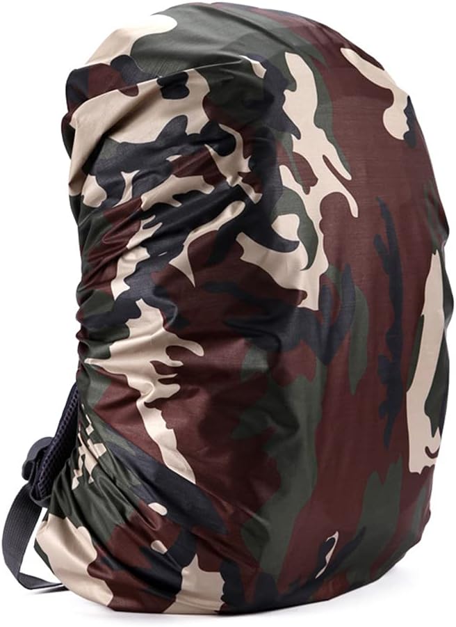 Silfrae Waterproof Rucksack Cover Backpack Rain Cover 30L-100L for Travel Climbing Hiking (Classic Camo, 30L-40L)