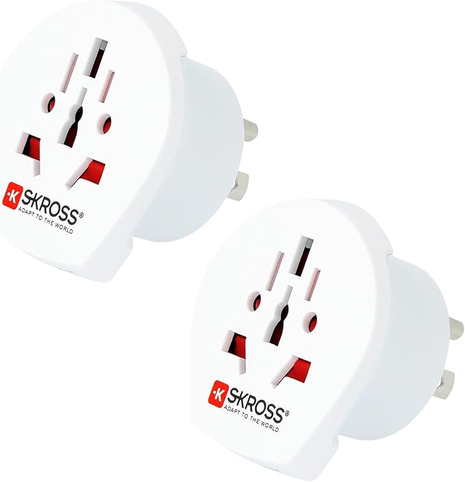 Skross World Travel Adapter to USA 1.500221-2 Pack