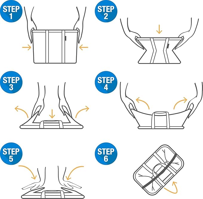 CleverMade Collapsible Insulated Cooler Bag – Leakproof Soft Folding Cooler for Beach, Travel, Car