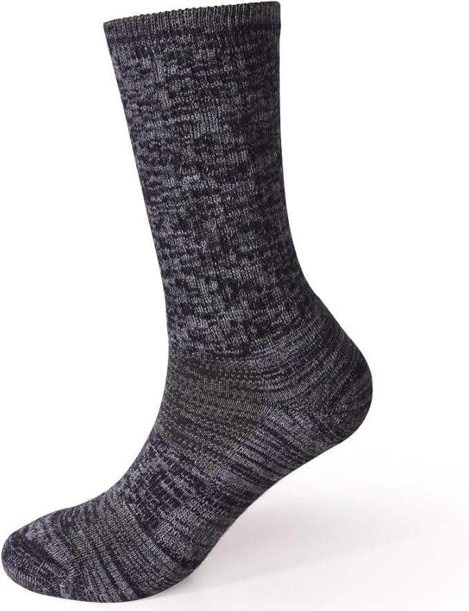EnerWear 4 Pack Women's Merino Wool Outdoor Hiking Trail Crew Sock