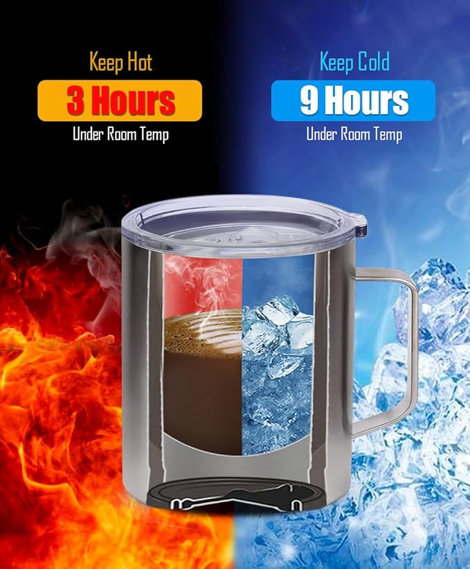 SUNWILL Insulated Coffee Mug with Lid, Birthday Gifts for Women, Stainless Steel Coffee Cup, Inspirational Sometimes You Forget You're Awesome Gifts for Christmas, Graduation, Thank You - 14oz Purple