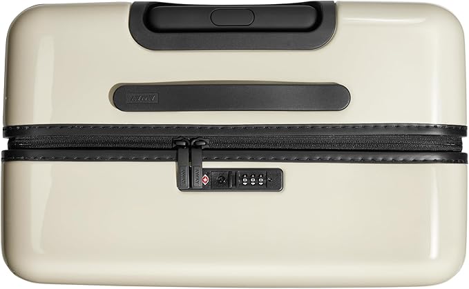 Away Medium Checked Luggage, Lightweight Hard Shell Suitcase with Spinner Wheels, Durable Rolling Luggage, TSA Lock, 26 Inch, Salt White