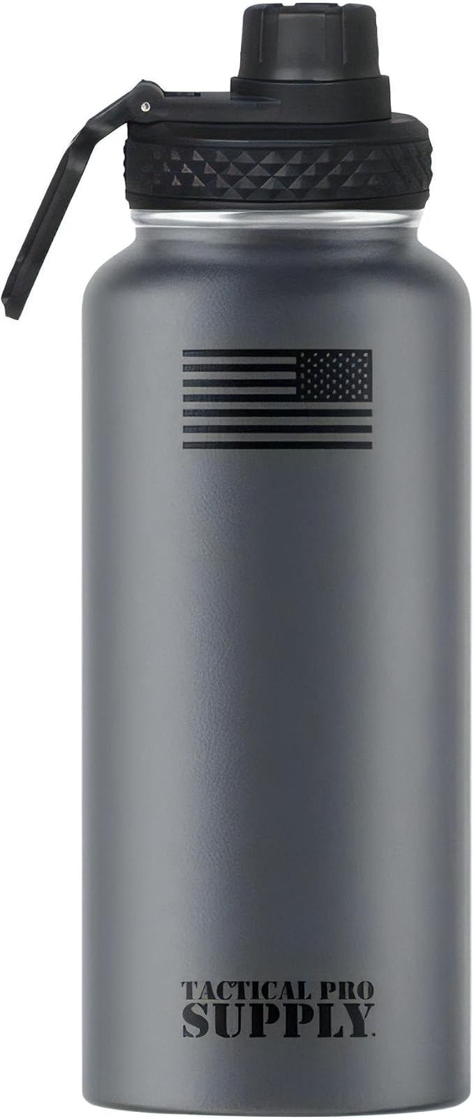 Tactical Pro Supply 32 oz. Patriotic Water Bottles | Decorated in the USA | Made with Premium Stainless Steel Material | Double Wall Vacuum Water Bottle Insulated