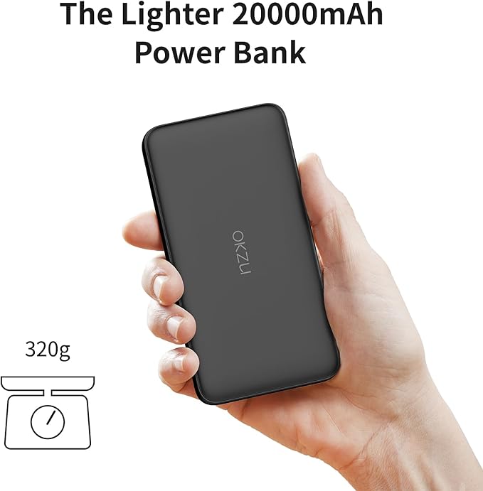 5V 2A Lighter 20000mAh Heated Vest Battery Pack Power Bank for Heated Jacket Heated Hoodies Heated Stadium Seats Fast Recharging Portable Charge for Heated Clothing, Camping Chair
