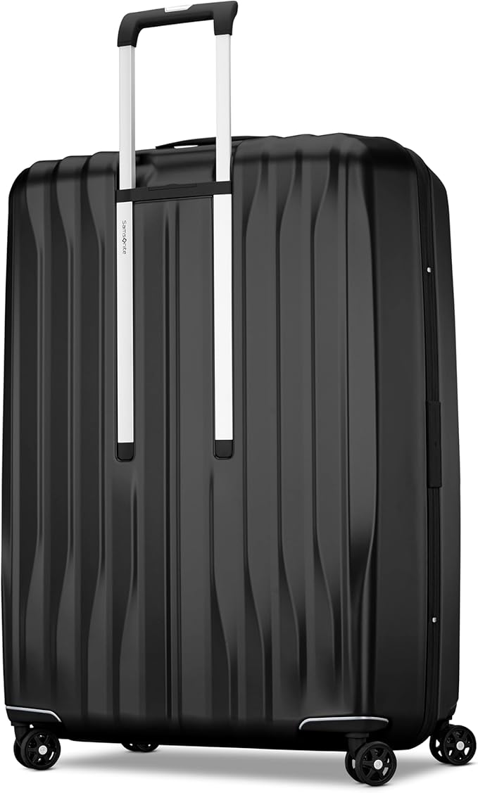 Samsonite UpLIFT X-Large Checked Hardside Luggage with Spinner Wheels - Airline-Approved, TSA Lock, Adjustable Handle System - Polycarbonate Hard Suitcase for Ultra Lightweight Travel - Phantom Black