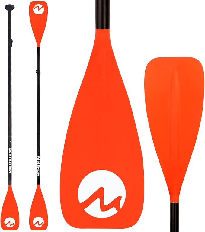 SUP Paddle Board Paddle - Adjustable Paddleboard Paddle Oar 4-Piece Floating Aluminum SUP Kayak Paddle