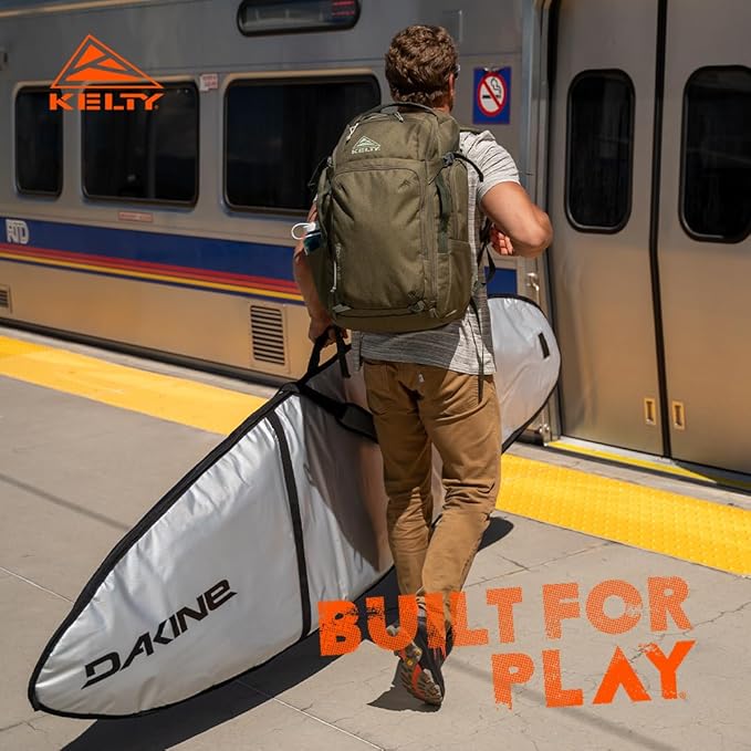 Kelty | Redwing Traveler Backpacks, Travel Pack for Adventure Travel | Burnt Olive & Black