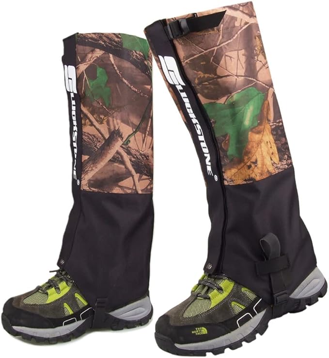 Camouflage Hiking Gaiters,Snake Gaiters For Men, Boot Gators Waterproof Shoe Leg Covers for Walking Climbing Hunting Trip