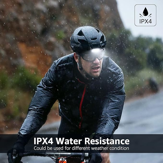 Lepro HeadLamp, 2 Pack Super Bright LED Head lamp with 6 Lighting Modes, Waterproof, Battery Powered LED Lightweight Headlight for Cycling Running Camping for Kids Adults