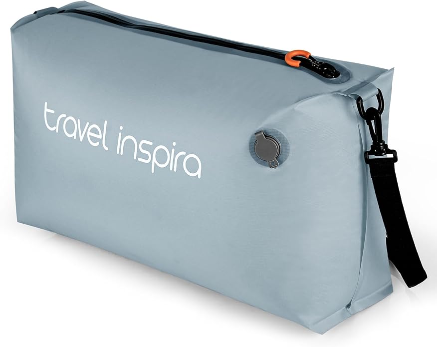 Vacuum Compression Bags IP67 Waterproof with Shoulder Strap Reusable Travel Space Saver for Carry On Suitcases and Backpack