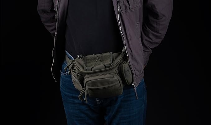 Tactical Waist Bag | Durable Fanny Pack & Crossbody Sling Pack for Outdoor Adventures, Everyday Carry, Hiking, Camping, Travel