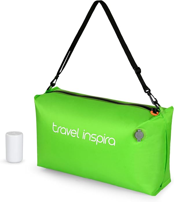 Vacuum Compression Bags IP67 Waterproof with Shoulder Strap Reusable Travel Space Saver for Carry On Suitcases and Backpack