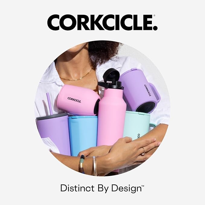 Corkcicle Marvel Sport Canteen - Triple-Insulated Stainless Steel Water Bottle - Straw Cap & Folding Metal Handle - Summer Drinkware Gift - Keeps Drinks Ice Cold - Thor - 20 oz
