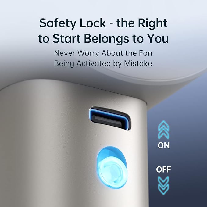 JISULIFE Handheld Fan Pro Series - Extreme Cooling Output: 1-100 Speed Scroll Wheel, Metal Body, Digital Display, 1.5H Fast Charge, 5000mAh-Portable Fan for Travel Outdoor, Gifts for Women Men(Brown)