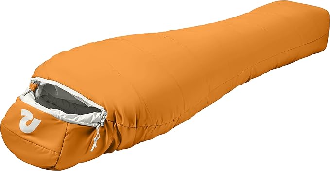 Retrospec Dream Sleeping Bag - 5, 15, 30 Mummy for Camping, Insulated Cold Weather, Lightweight Stuff Sack, Water-Resistant, Adjustable Draw Cords, Adult