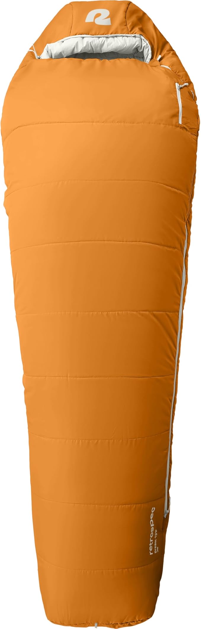 Retrospec Dream Sleeping Bag - 5, 15, 30 Mummy for Camping, Insulated Cold Weather, Lightweight Stuff Sack, Water-Resistant, Adjustable Draw Cords, Adult