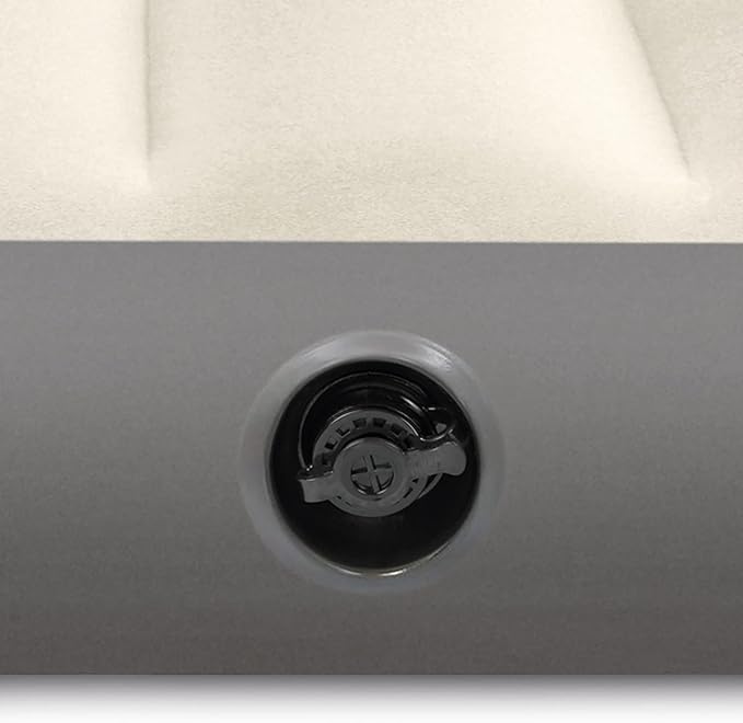 Intex 64103E Dura-Beam Standard Single-High Air Mattress: Fiber-Tech - Queen Size - 10in Bed Height - 600lb Weight Capacity - Pump Sold Separately