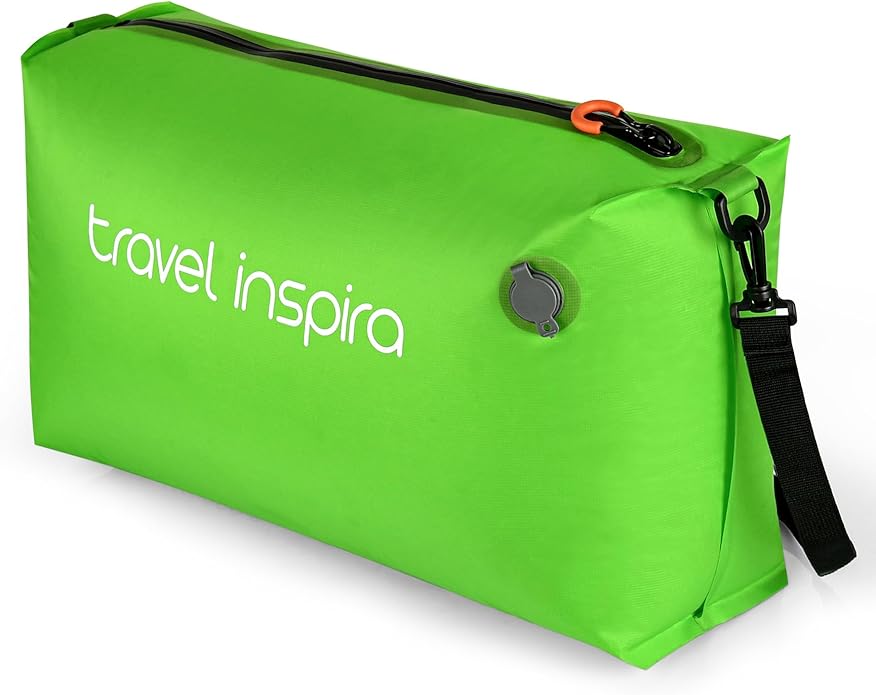 Vacuum Compression Bags IP67 Waterproof with Shoulder Strap Reusable Travel Space Saver for Carry On Suitcases and Backpack