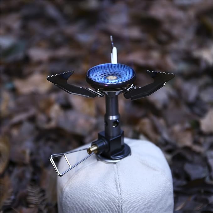Fire Maple Polaris Pressure Regulator Stove | Portable Camping Backpacking Stove | Lightweight Durable Camp Cooking Stuff | Wind Resistent Jet Burner | Perfect Boiling Performance in Cold Weather |