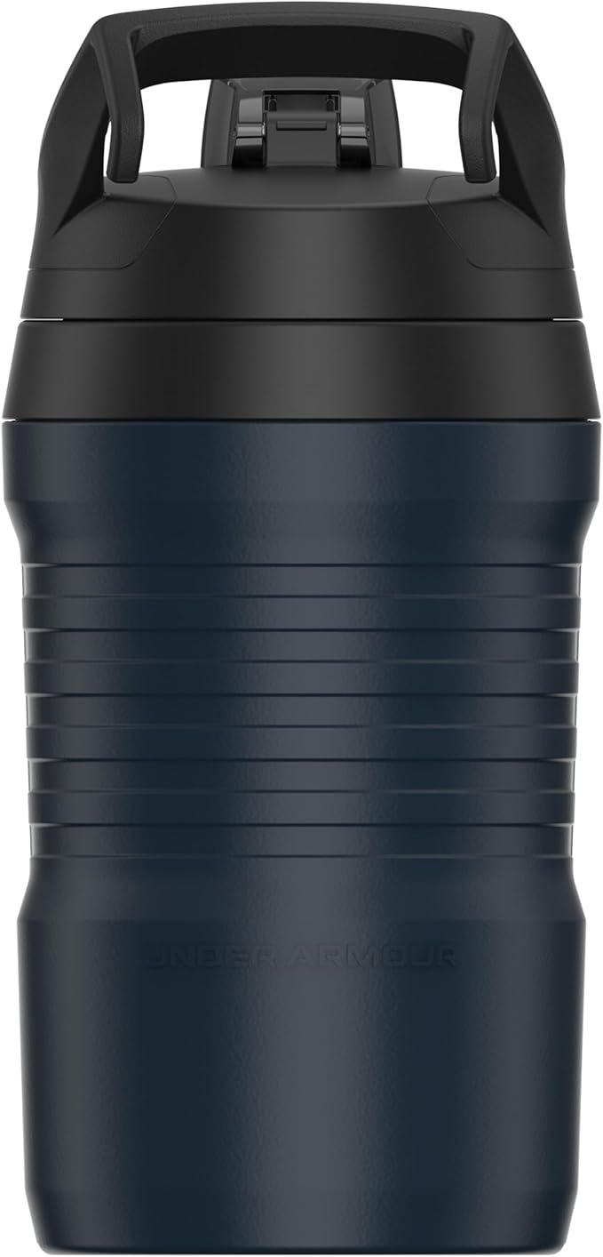 Under Armour 32 oz Insulated Water Bottles - Sports Water Jug with Handle, Fence Hook, Leak Resistant for Baseball, Football & More, 32 oz Water Bottles, Sports Water Bottle Insulated