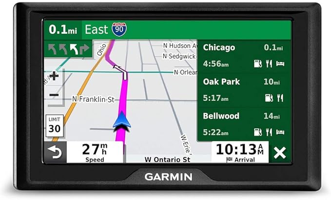 Garmin Drive 52, GPS Navigator with 5 inch Display, Simple On-Screen Menus and Easy-to-See Maps (Renewed)