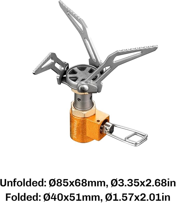 Fire-Maple FMS-300T Portable Stove Ultra Light, Hiking Stove Titanium for Backpacking Camping Outdoor, ISPO Design Award Gold Winner