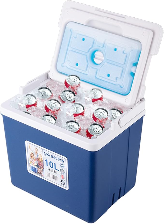 11Qt 19Qt Insulated Portable Cooler Leak-Proof Ice Chest Lunch Box Hard Coolers with Extra Ice Pack for BBQ, Camping, Pincnic