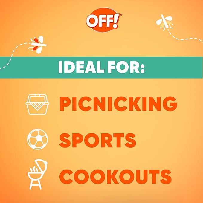 OFF! Family Care Mosquito, Tick, and Insect Repellent, Bug Spray Containing 15% DEET, Protects Against Mosquitoes, 4 Oz, 2 Count