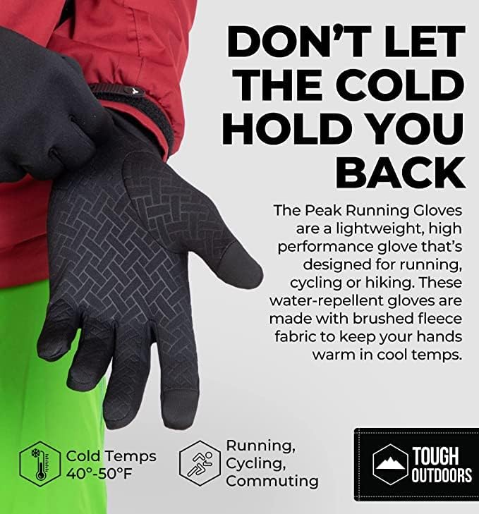 Winter Gloves for Men Cold Weather – Thin Glove – Winter Gloves w/ Touchscreen Finger – Thin Warm Glove for Women